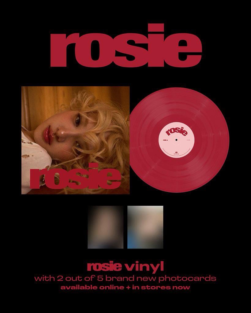 250725 ROSÉ - ‘rosie’ vinyl with 2 of 5 brand new photocards | Available Now at Target!