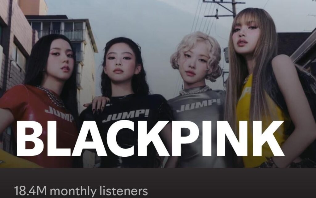 250712 BLACKPINK has reached 18 MILLION monthly listeners! (+)