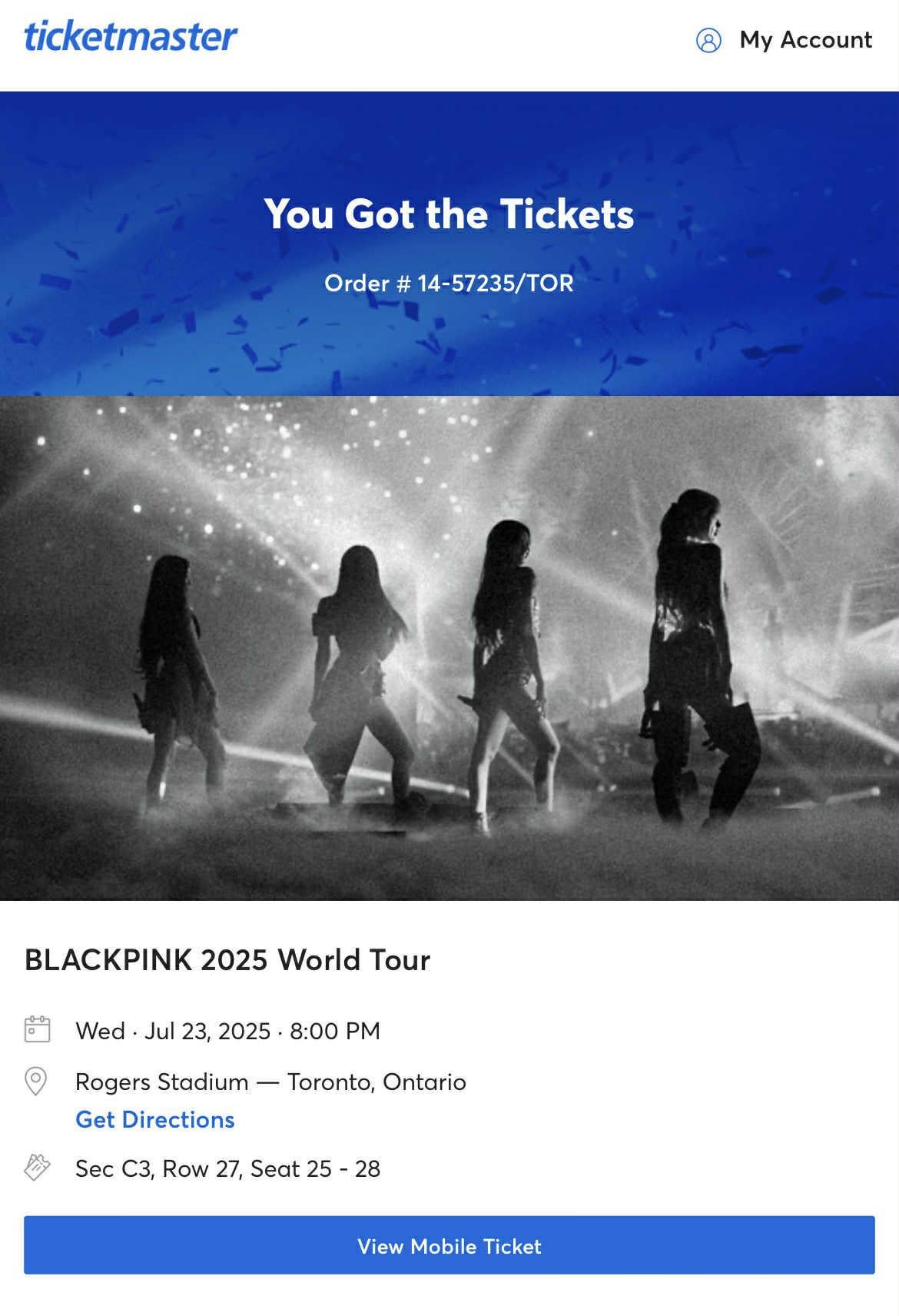 250716 BLACKPINK CONCERT DAY 2 TORONTO
