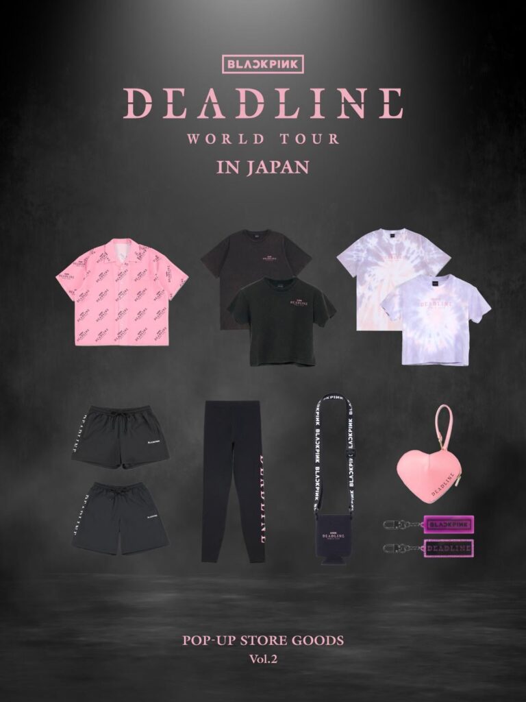250728 BLACKPINK WORLD TOUR [DEADLINE] IN JAPAN POP UP STORE GOODS Vol.2