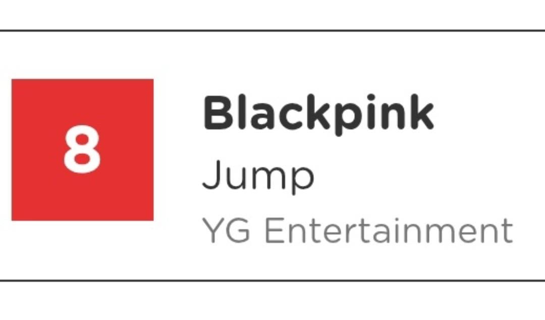 250719 BLACKPINK - "JUMP" debuts at #8 on the official German singles chart!