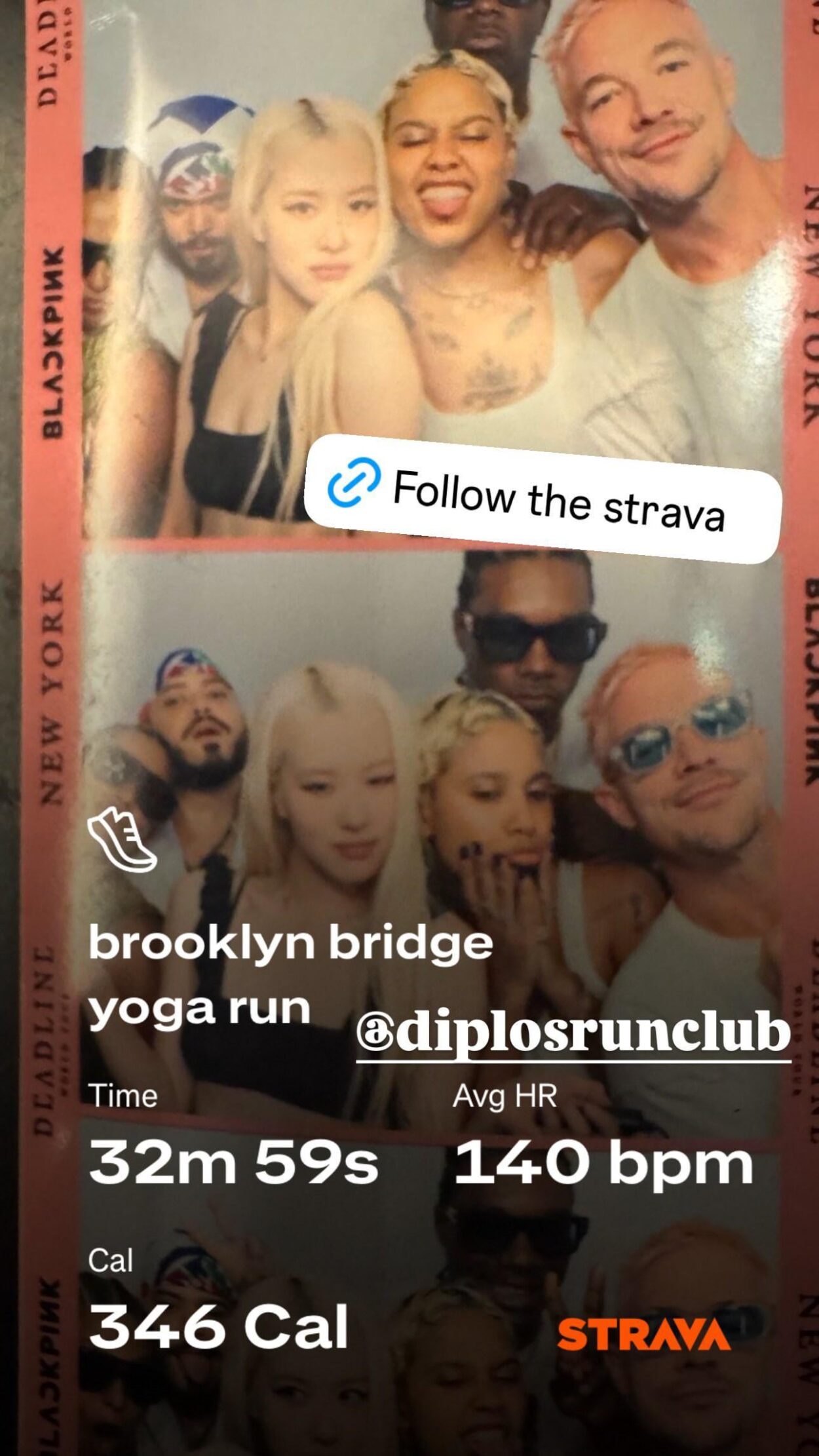 250728 diplo IG Story Update w/ Rosé