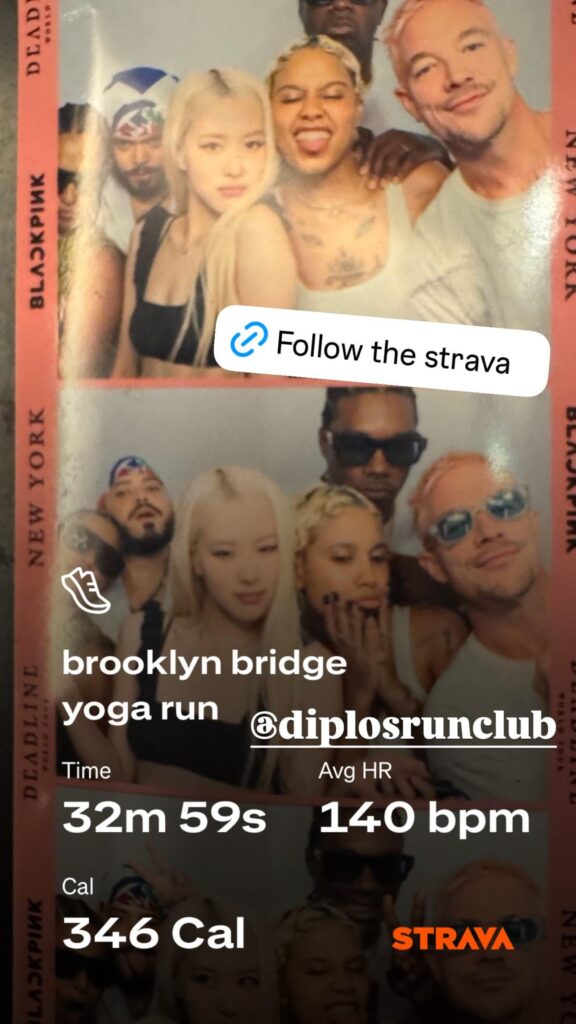 250729 diplo IG Story Update w/ ROSÉ