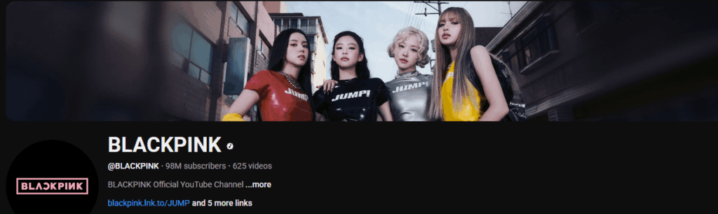 250725 BLACKPINK's Official YouTube channel hits 98M subscribers