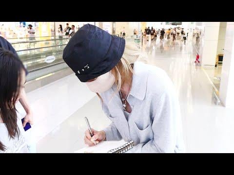 250709 BLACKPINK LISA @ Incheon Airport Departure Cam
