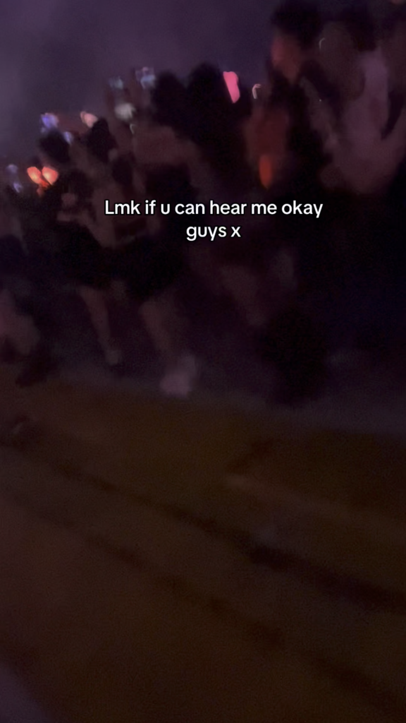 blackpink day 1 at Wembley. Me screaming (warning headphone user’s)
