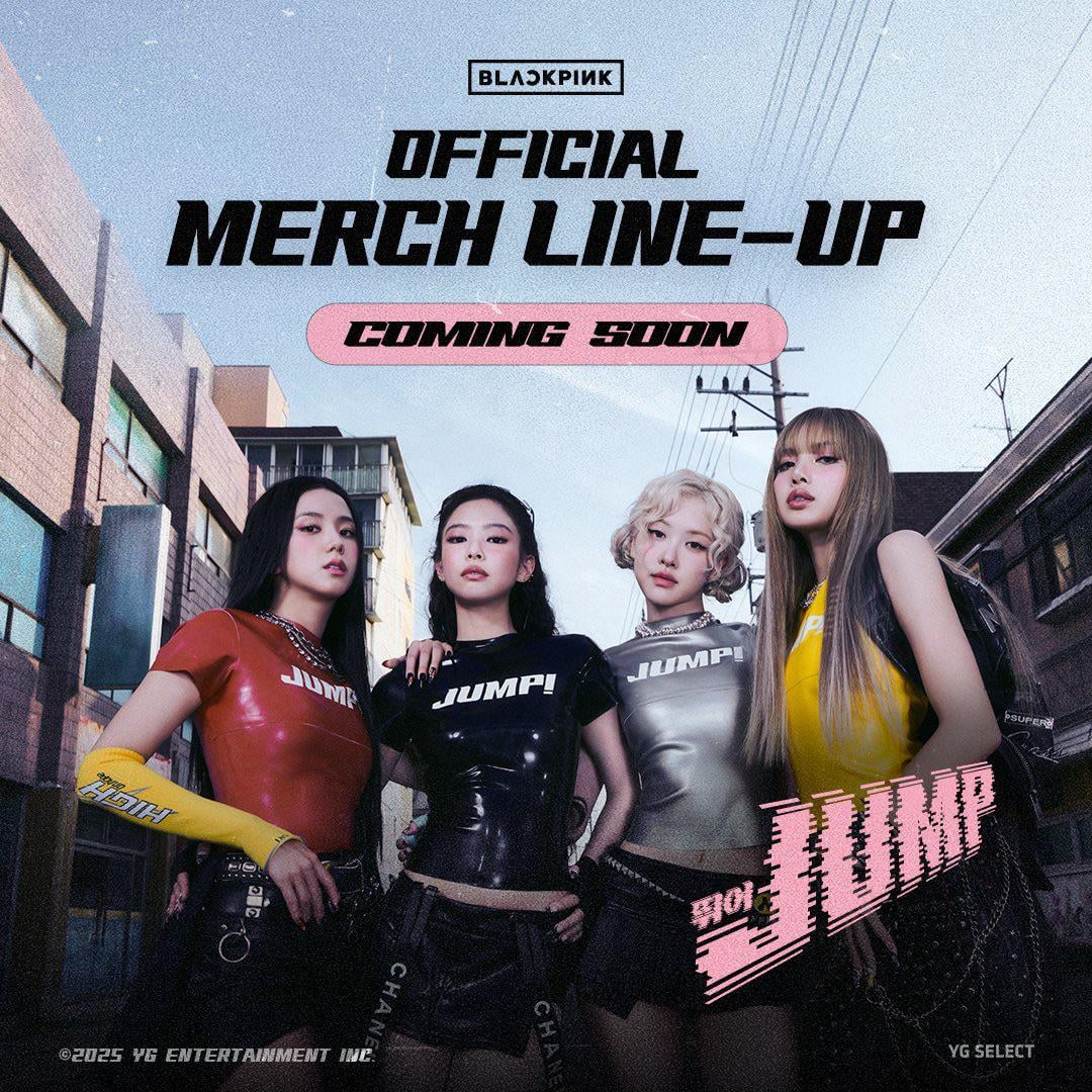 250812 BLACKPINK ‘뛰어(JUMP)’ OFFICIAL MD LINE UP COMING SOON