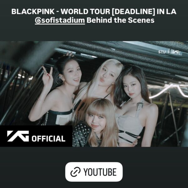 250821 BlackPink IG Story Update