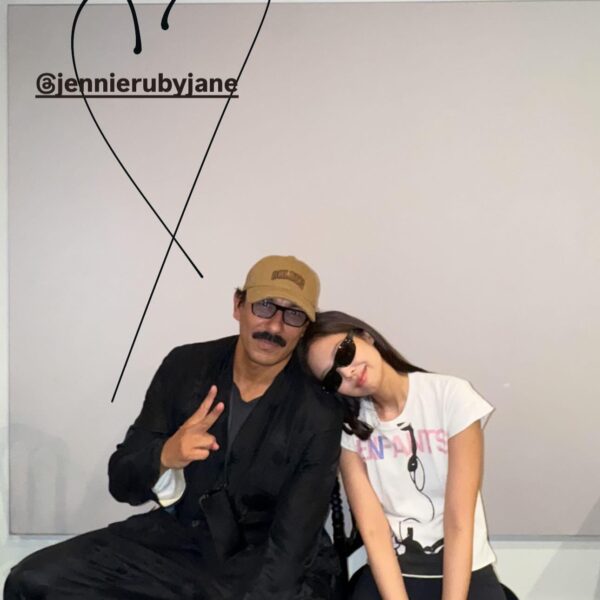 250805 Haider Ackermann IG Story Update w/ Jennie