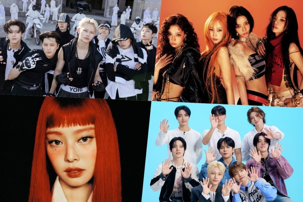250814 Jennie and more K-pop groups earn Circle Million and Platinum Certifications