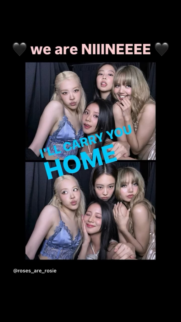250808 Rosé IG Story Update