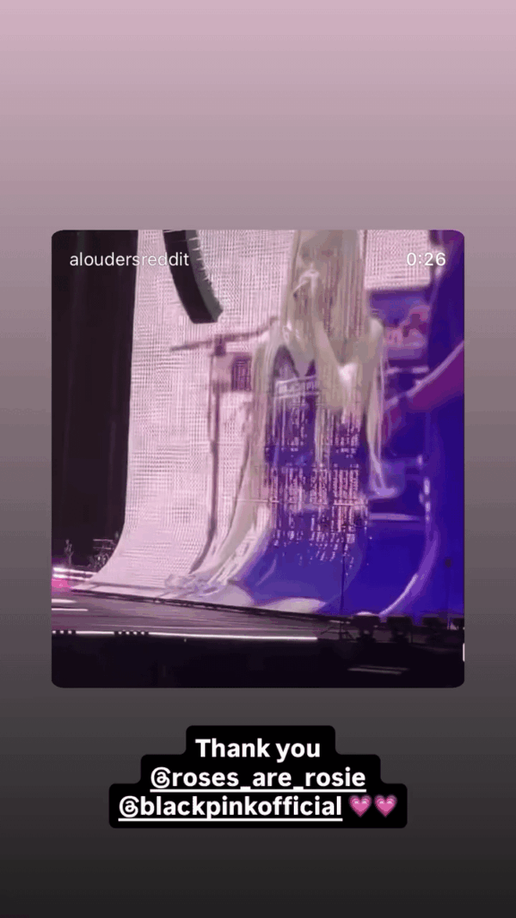 Girls Aloud IG Story Update w/ BLACKPINK