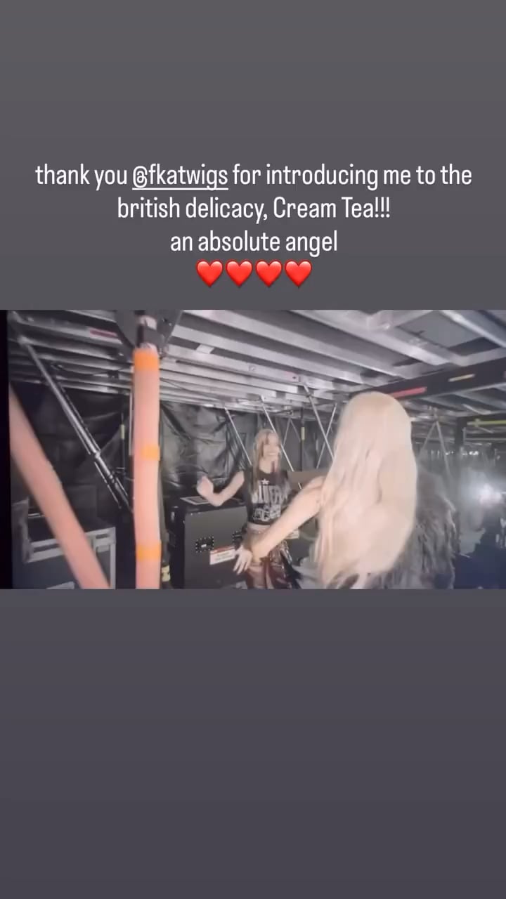 250816 Rosé IG Story Update w/ FKA twigs