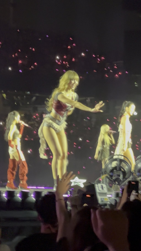 Lisa Points & Winks at Me in the Crowd!