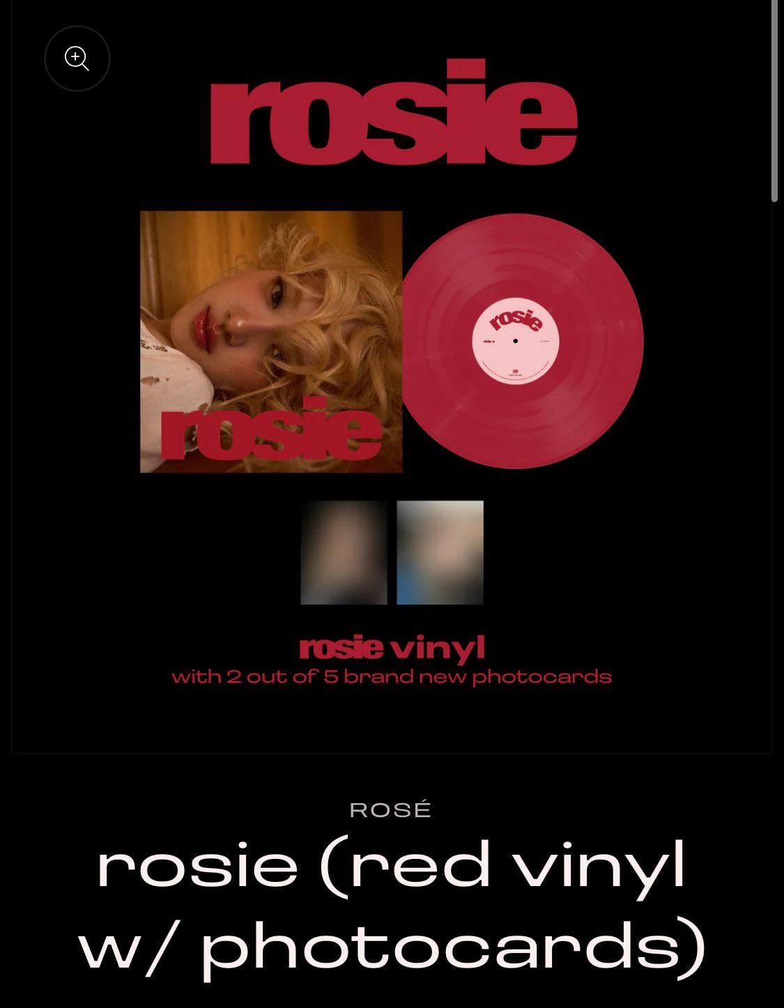 250810 Rose rosie new vinyl