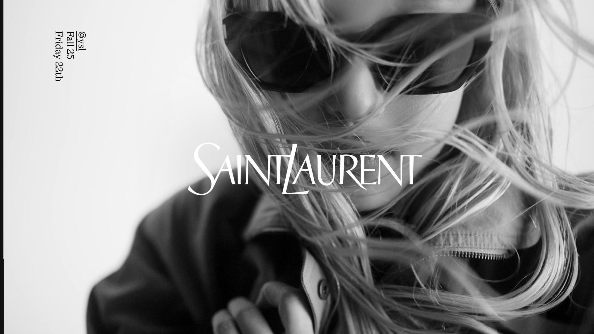 ROSÉ for SAINT LAURENT