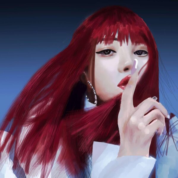 250824 Hope you like my fan art of Lisa! I made this while stuck at home during pandemic.