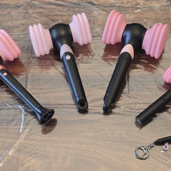 250809 Blackpink Lighstick Collection after getting the Keyring recently!