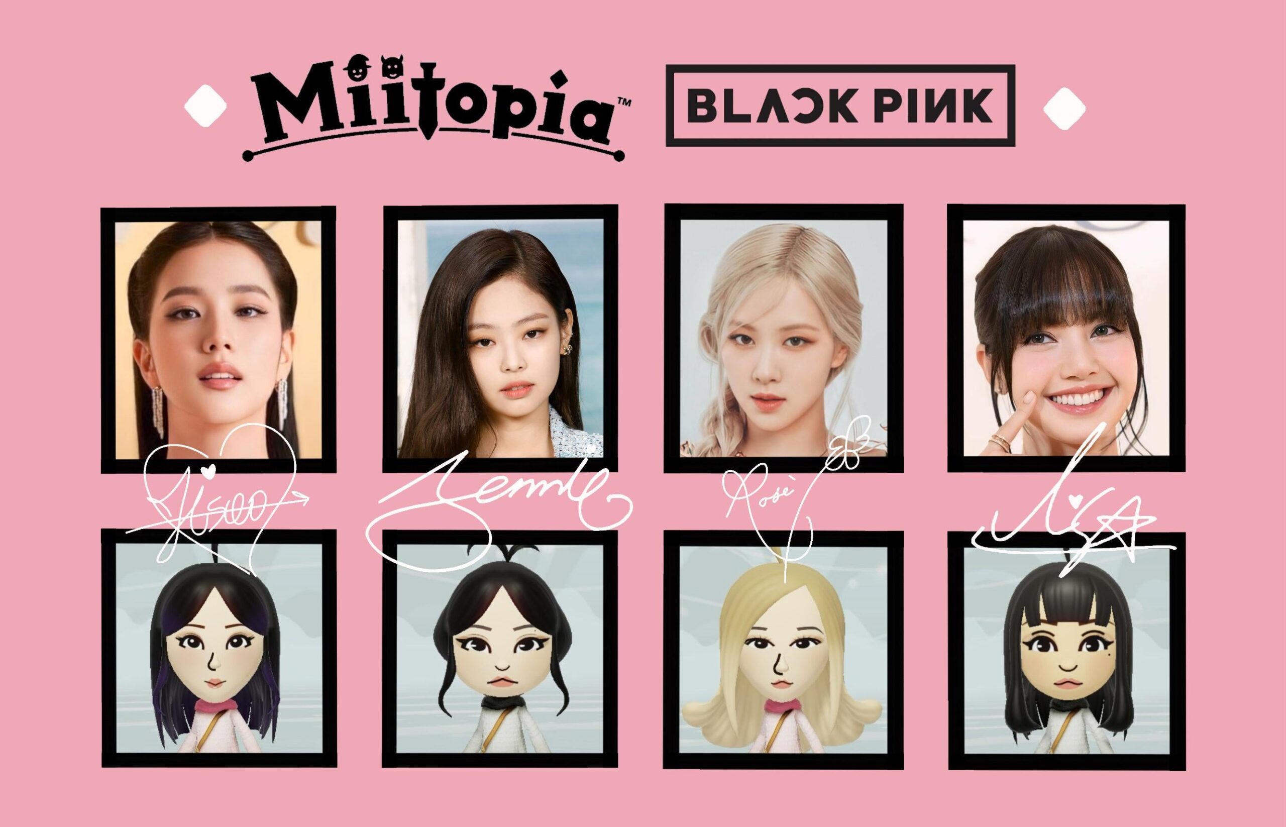Blackpink as Miitopia Characters!