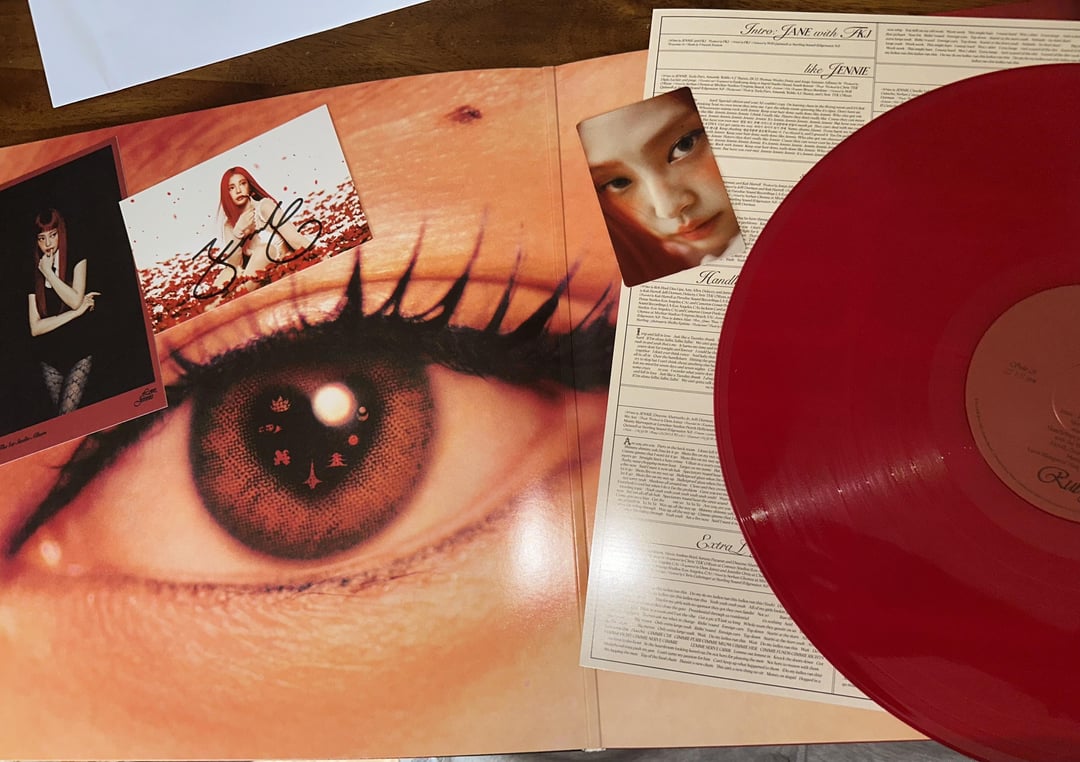 250823 Ruby Vinyl (signed version) arrived today!