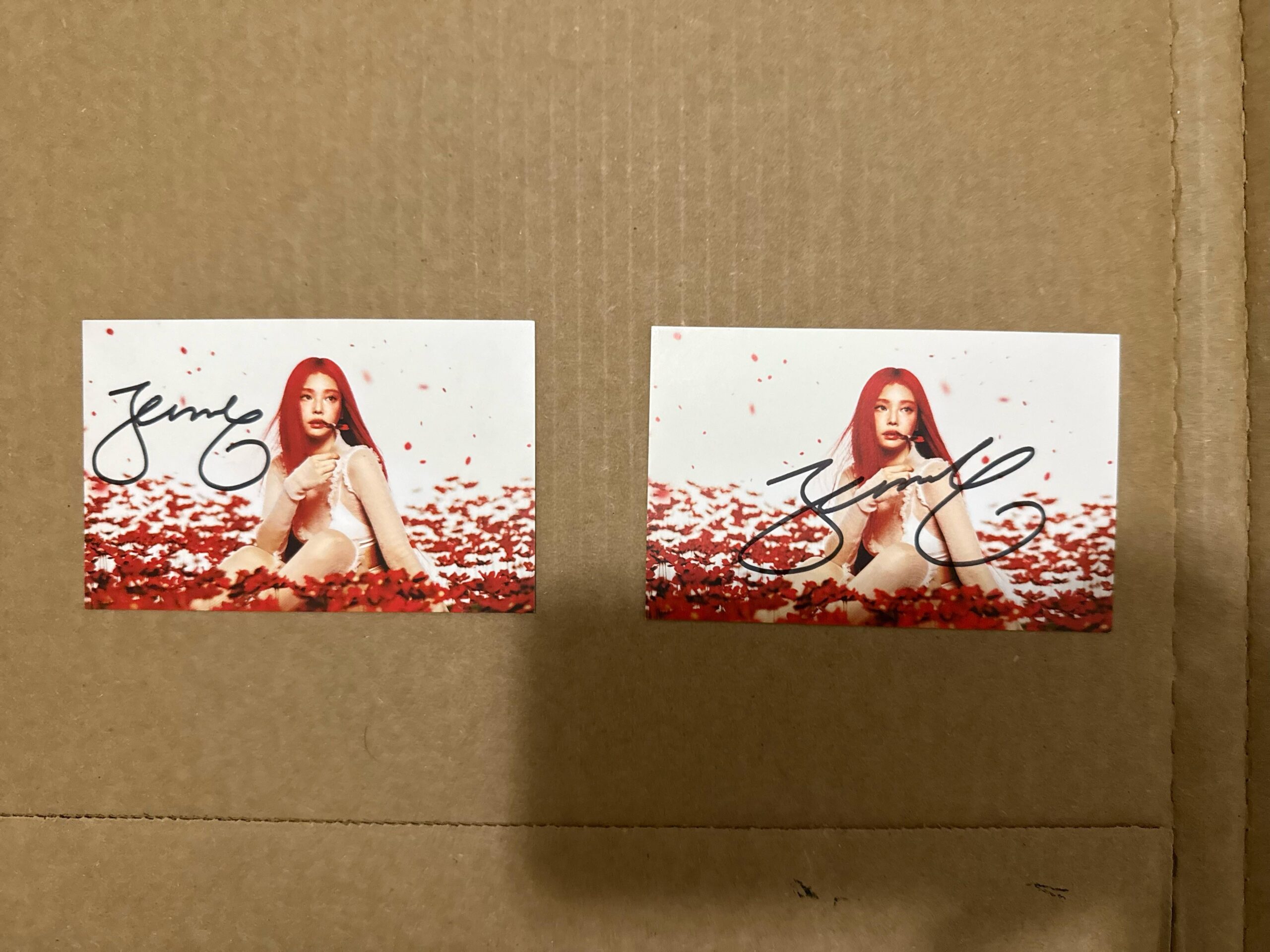 20250824 JENNIE Ruby’s Signed Vinyl, autopen?