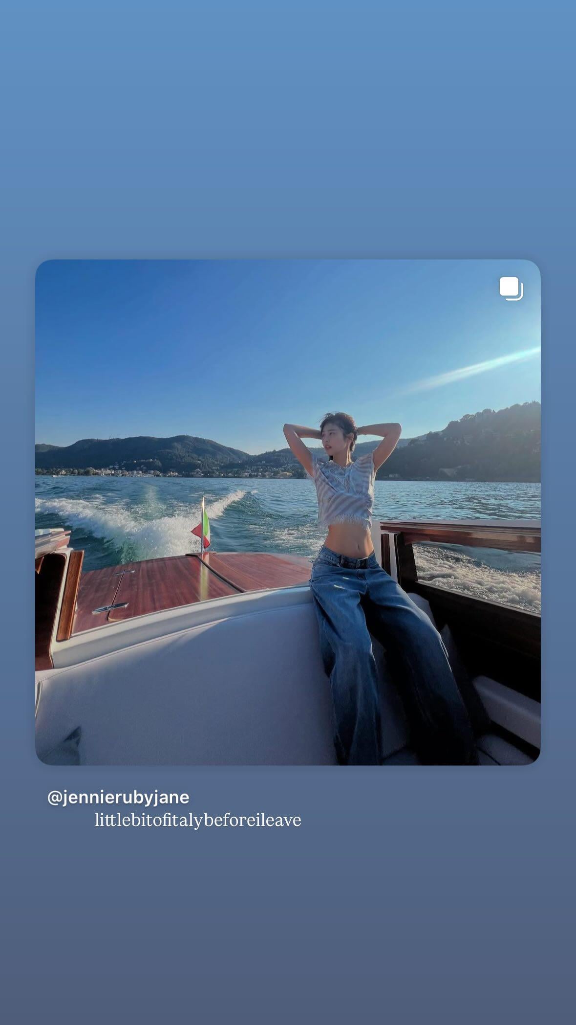 250820 Jennie IG Story Update