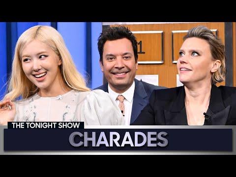 250924 Charades with Kate McKinnon and Rosé | The tonight show starring Jimmy Fallon