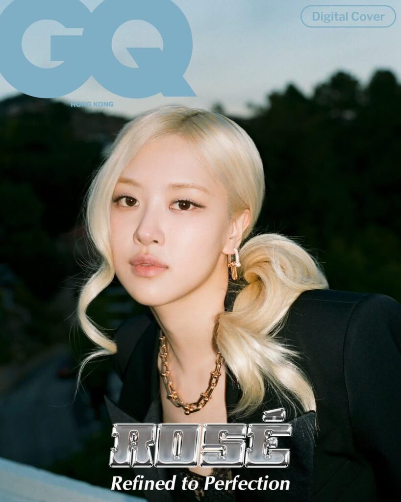 Rosé for GQ Hong Kong The Inaugural Issue 2025 Digital Cover