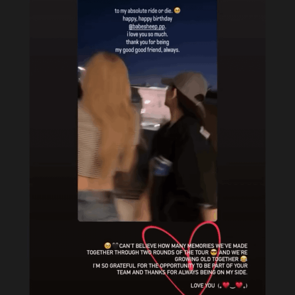 ROSÉ IG Story Update