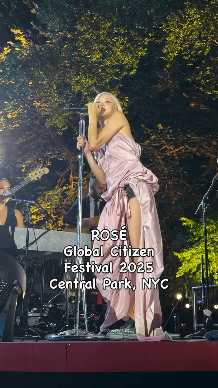 250927 Rosé - ‘APT.’ Live @ Global Citizen Festival NYC