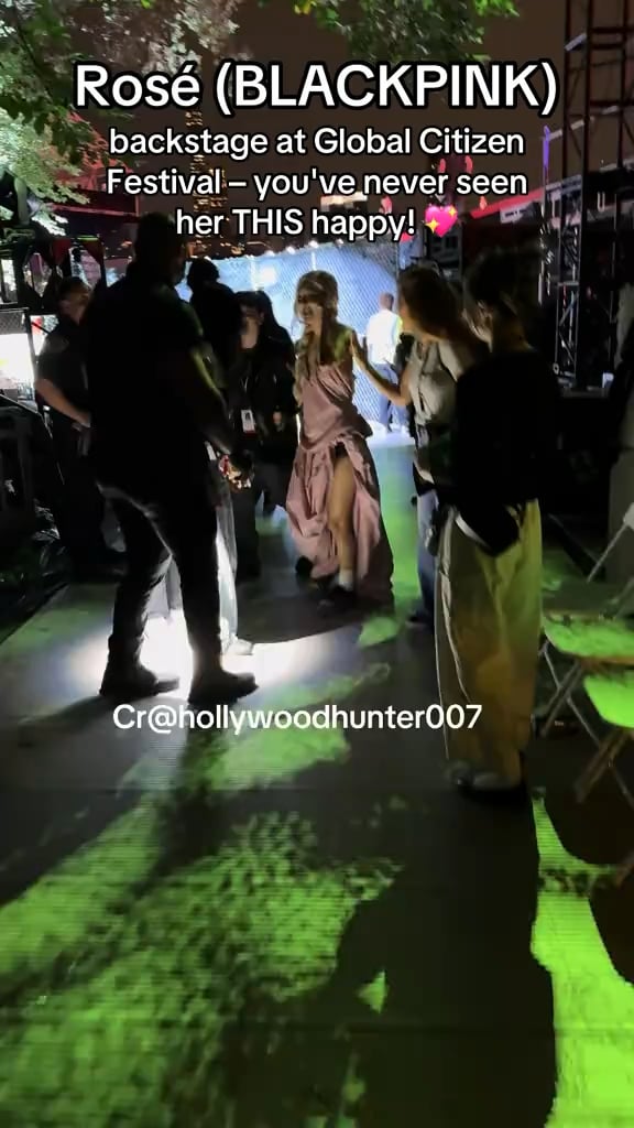 250927 ROSÉ backstage @ Global Citizen Festival NYC