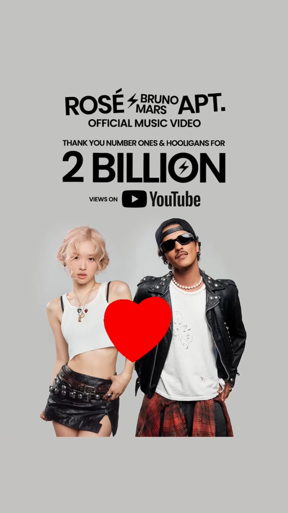 250919 Bruno Mars IG Story Update with Rosé