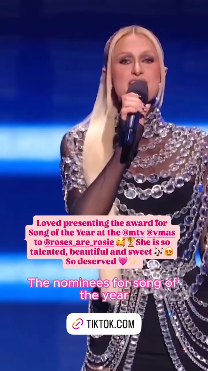 250915 Paris Hilton update IG and TikTok w/ Rosé