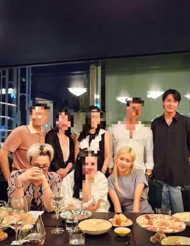 ROSÉ w/ G-Dragon & Lee Min-ho
