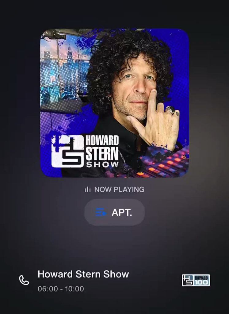 250922 ROSÉ - ‘APT’ Live Acoustic Version on The Howard Stern Show
