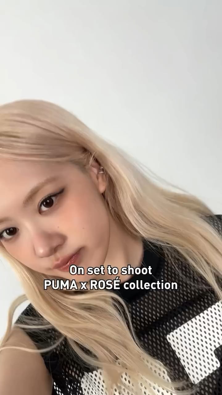 ROSÉ x PUMA ‘Rosie Collection’ behind the scenes