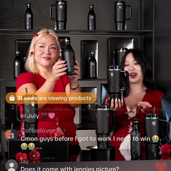 Jennie Kim × Stanley Collab on Tiktok