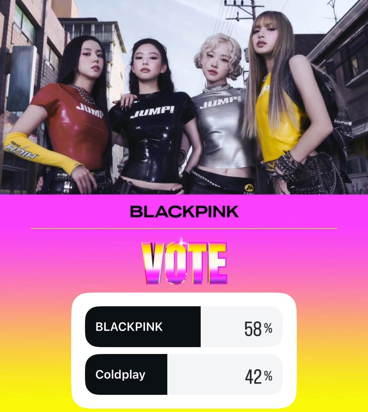 250904 VOTE BLACKPINK FOR BEST GROUP AT THE VMAS! 🖤💖