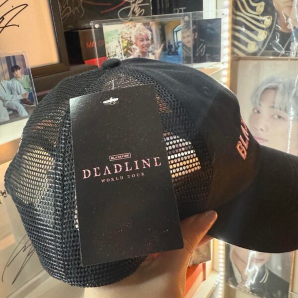 090925 Is this fake? The t shirt I bought at the tour had a very similar tag but it had a holographic stamp where on this persons listing I’m looking at for this hat I regret not getting at the tour it just says “stamp” …