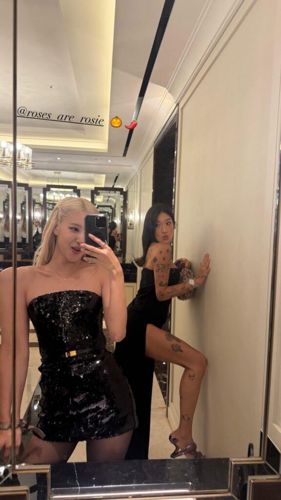 Peggy Gou IG Story Update w/ ROSÉ