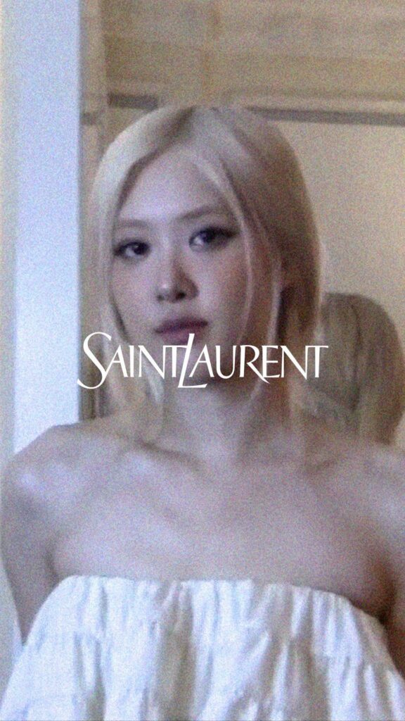 ROSÉ AT YSL FW25 PFW