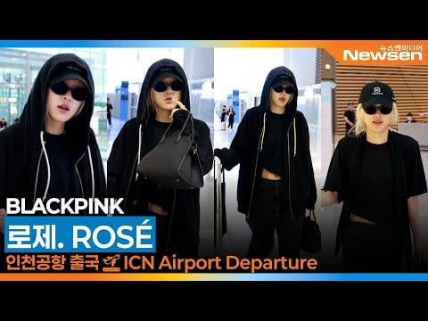 250918 Rosé @ Incheon International Airport (Departure to US)