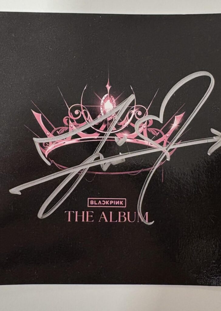 250928 Authenticity check (jisoo art card)