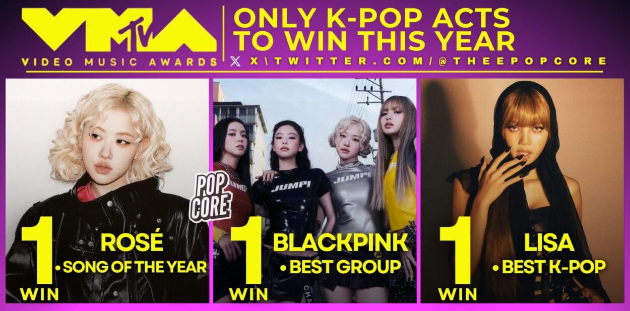 🚨 Only K-pop acts to win at this year’s MTV #VMAs