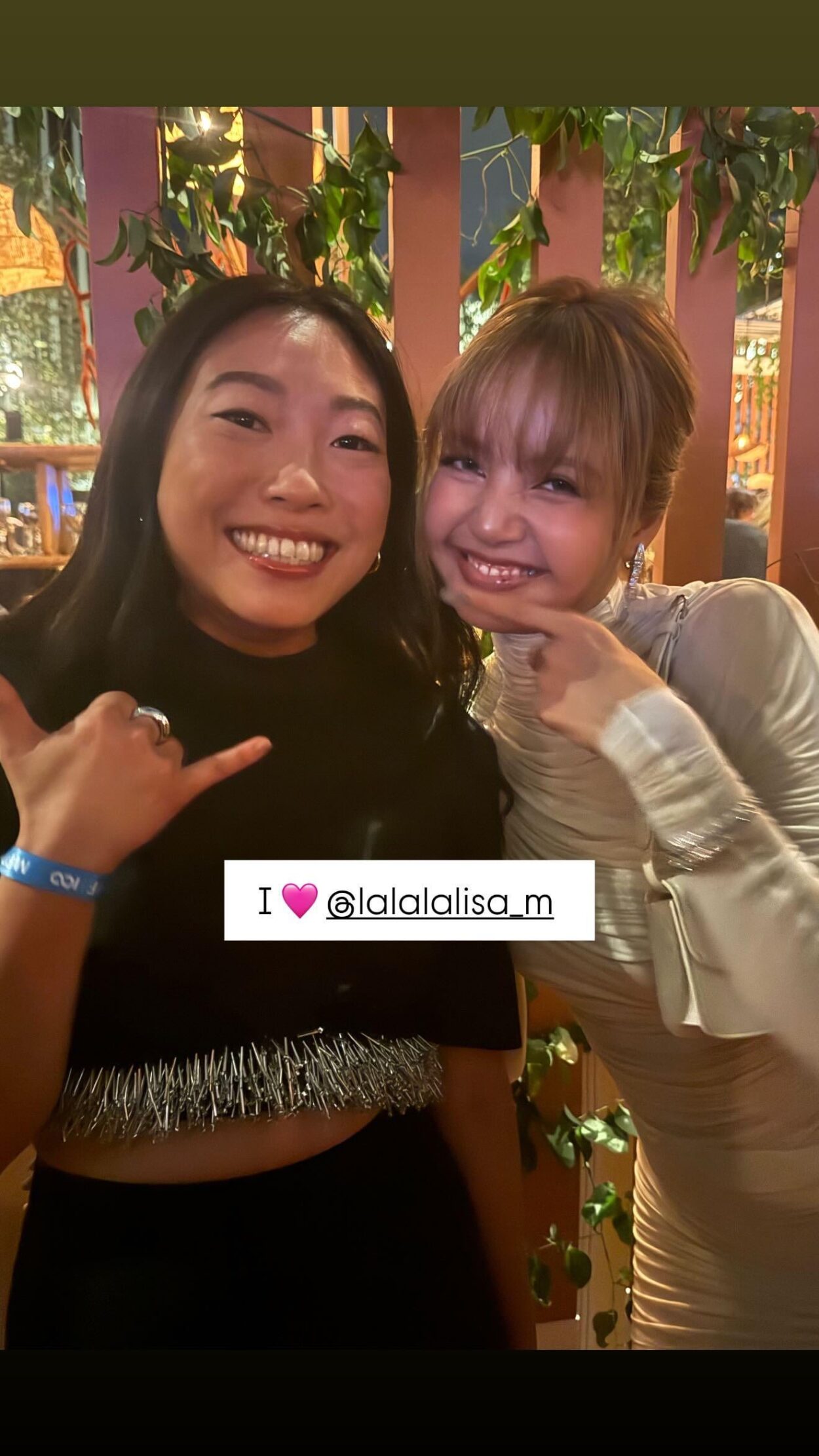 Awkwafina IG Story Update w/ Lisa
