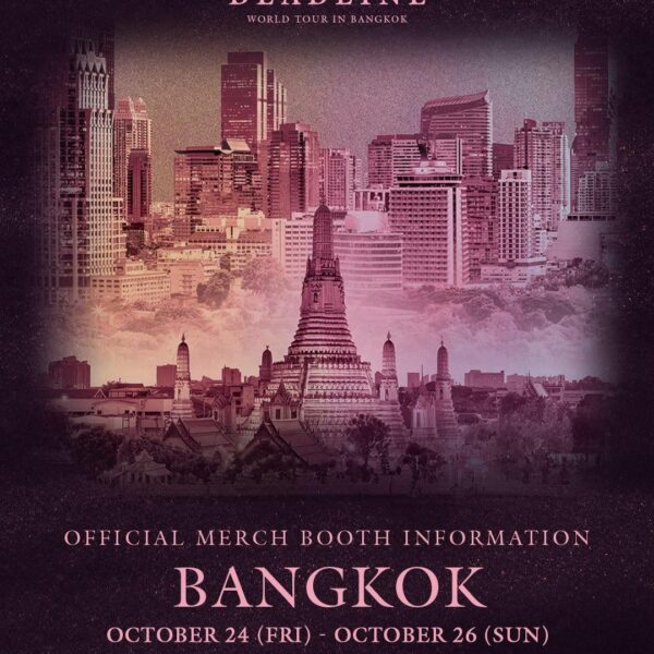 251017 BLACKPINK WORLD TOUR [DEADLINE] IN BANGKOK OFFICIAL MERCHANDISE