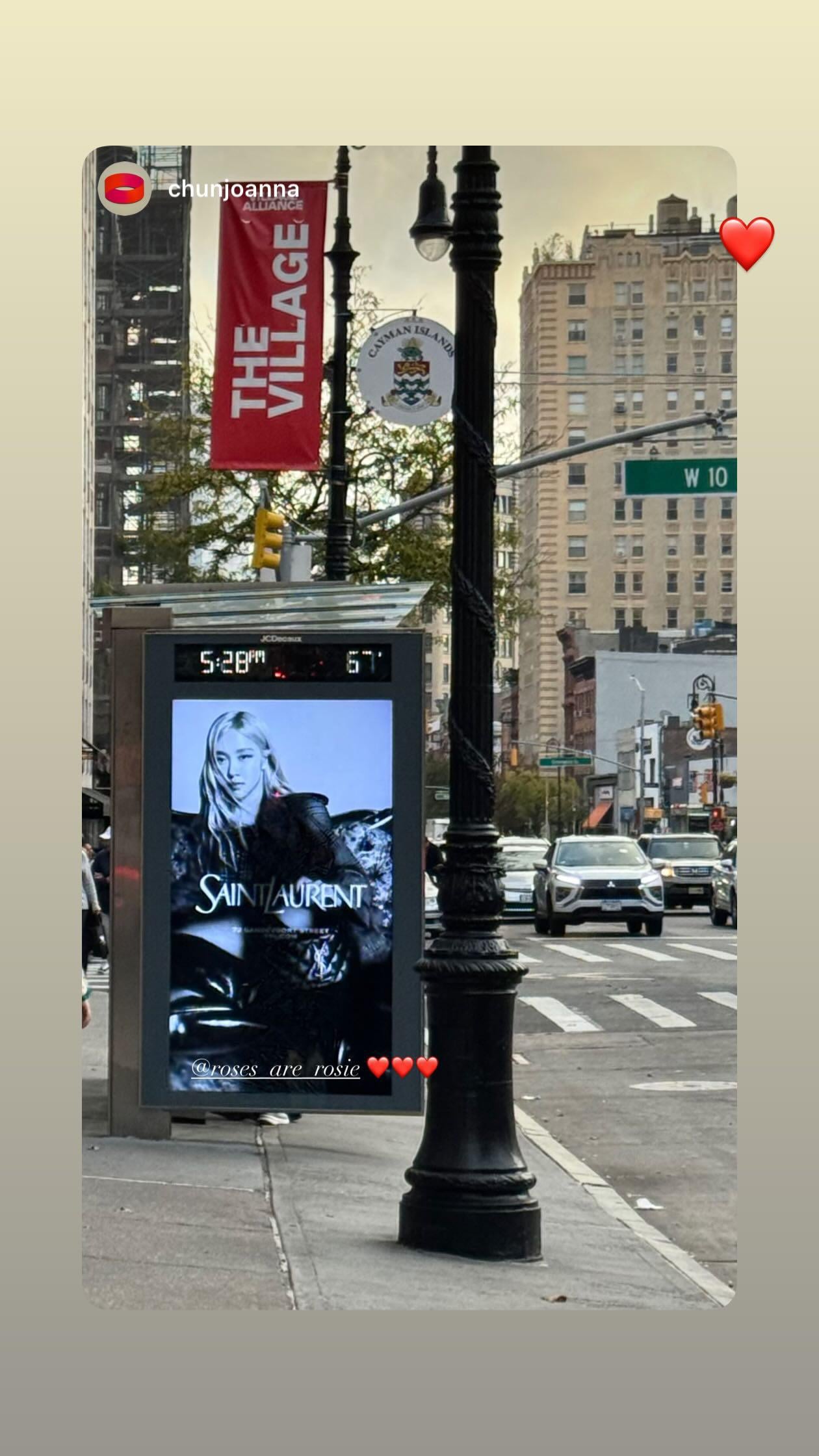 Rosé IG Story Update