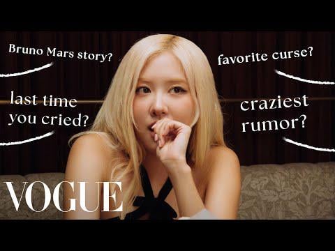 251011 Rosé Answers Questions From Everywhere | Vogue