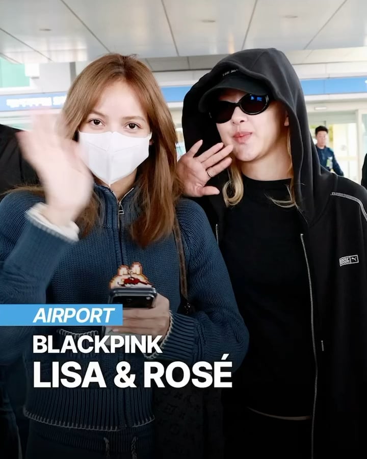 251002 Rosé & Lisa @ Incheon International Airport (Arrival from Paris)