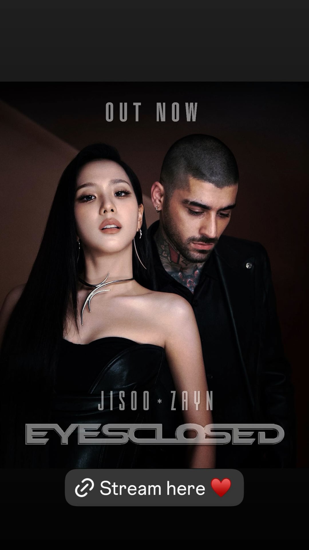 251010 Jisoo IG Story Update w/ ZAYN